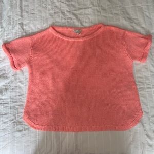 Coral knit tshirt